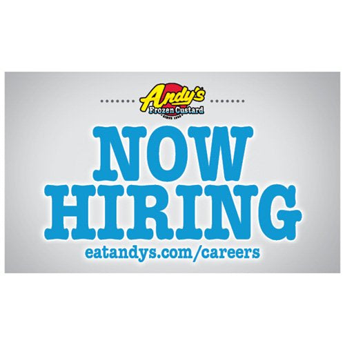 3 X 5 - Now Hiring banner