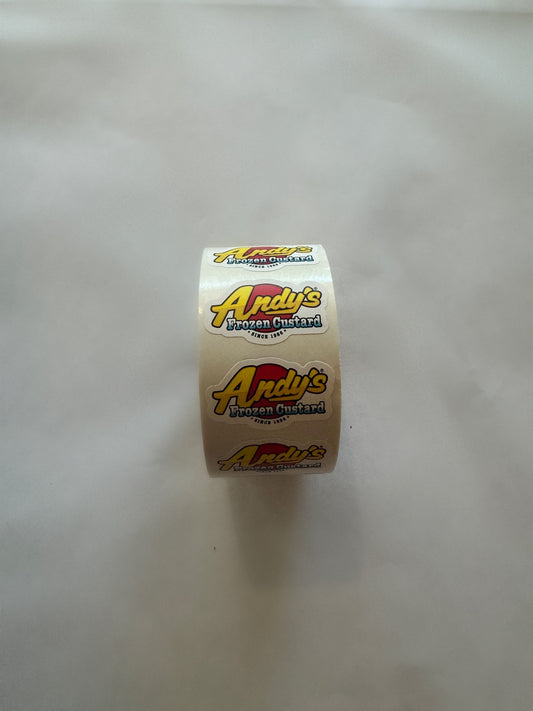 Stickers-Small Andy's Die cut 500/roll