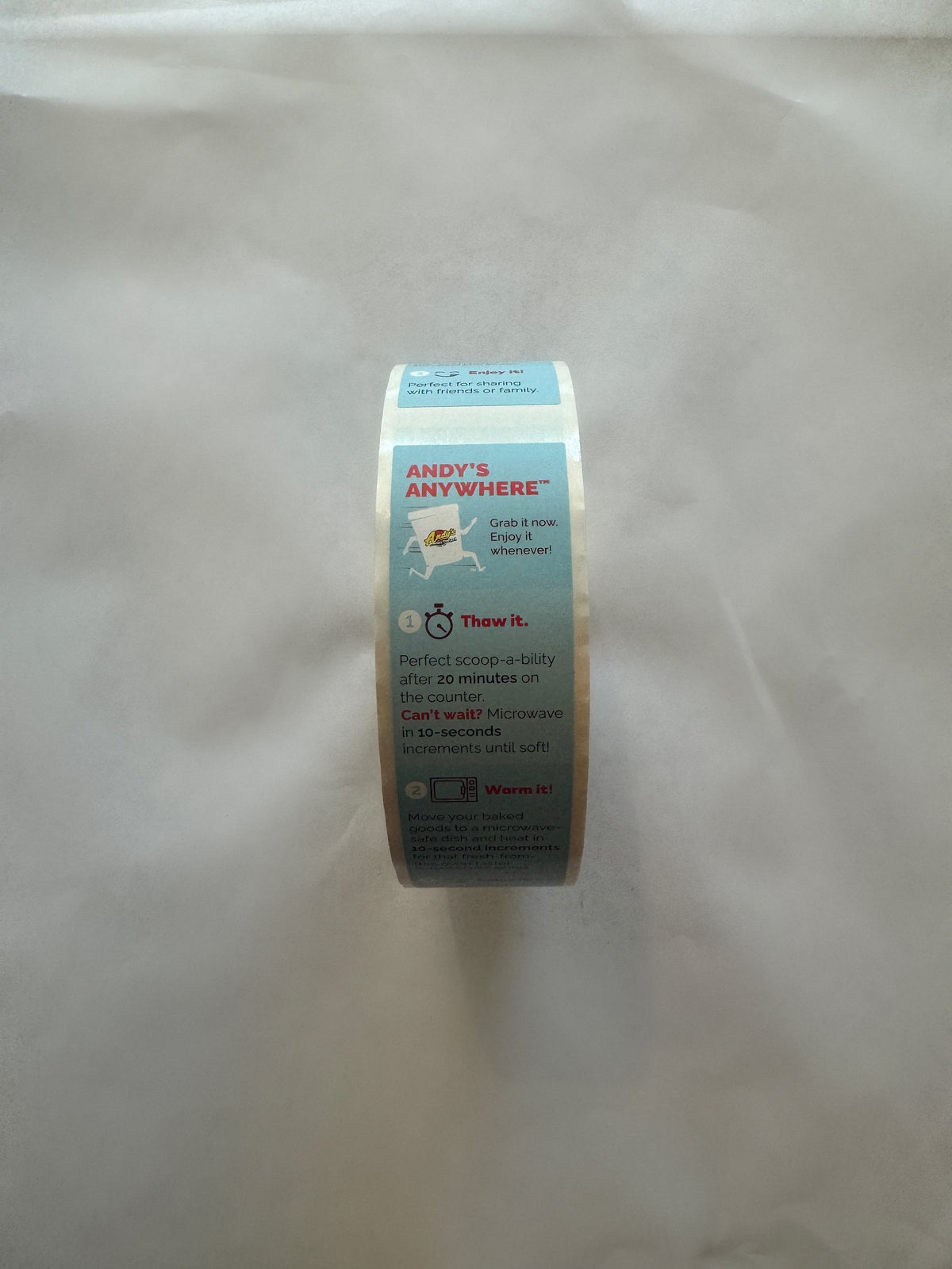 Heating Form Sticker Stickers- Heating instructions 500/roll – Andy's Frozen Custard Shop