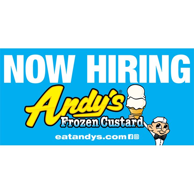 4 X 8 - Now Hiring banner