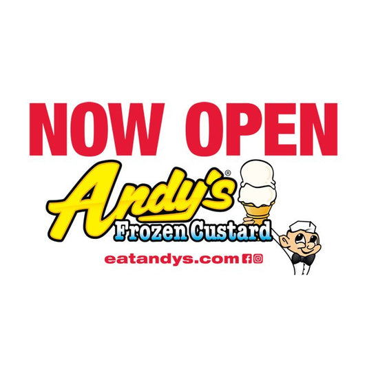 4 X 8 - Now Open banner